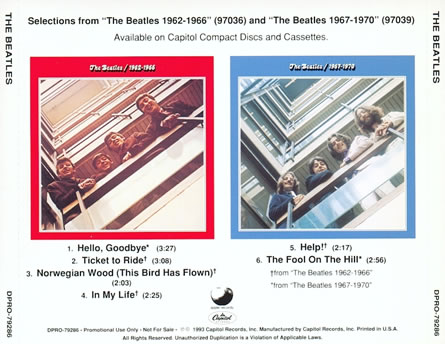 The Beatles: 1962-1970 (Sampler)