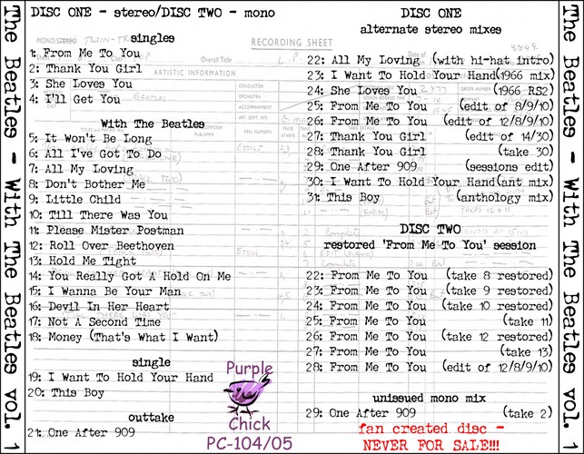 PC-104 - With The Beatles Deluxe Vol.1 (Disc 1)